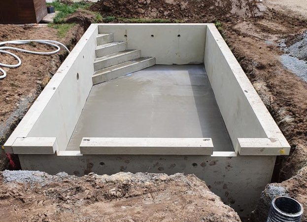 maçonnerie, construction de piscine